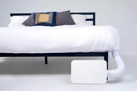 BedJet 3 wireless remote for easy on-demand climate adjustments.