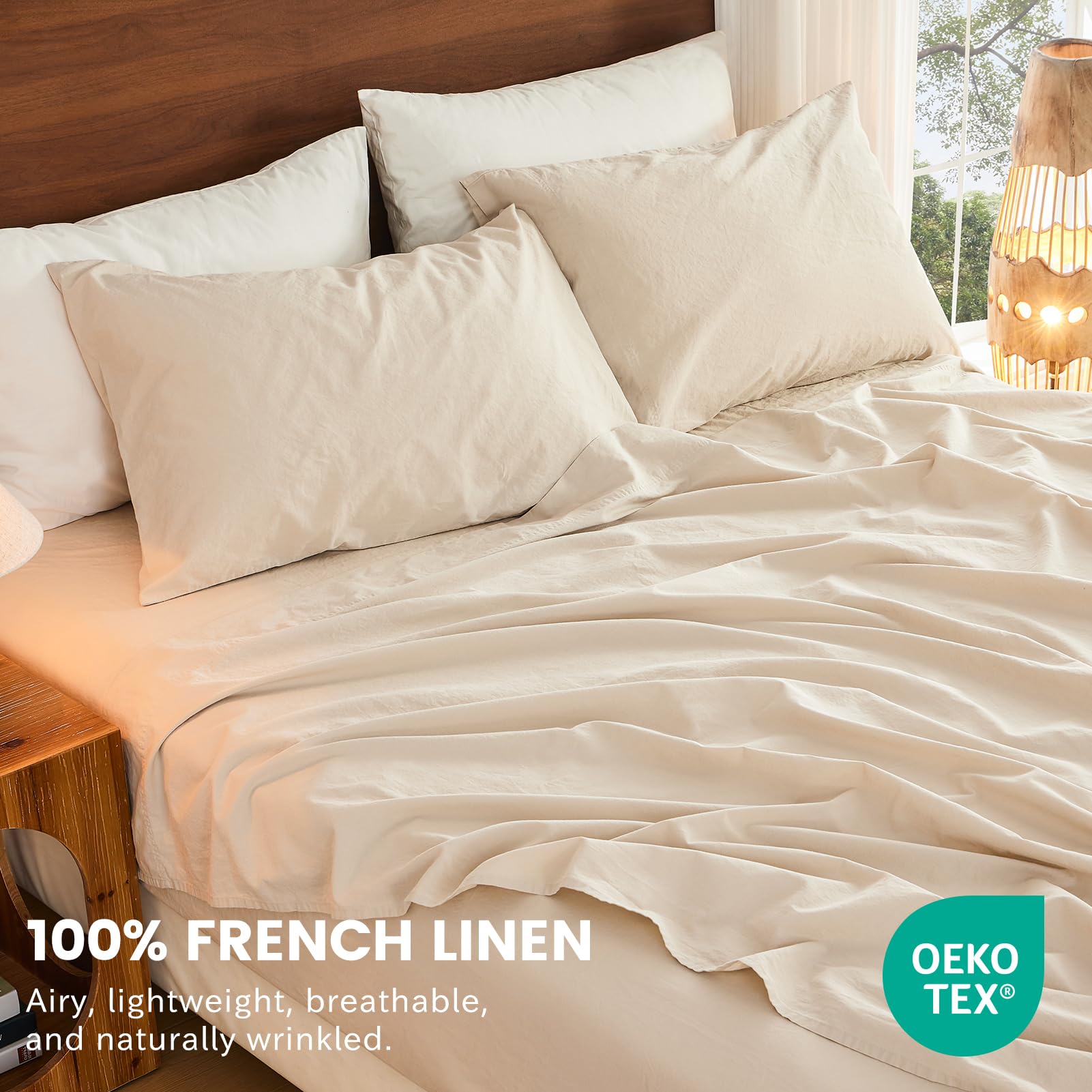 Bedlifes flat sheet in queen size provides generous coverage and smooth drape.