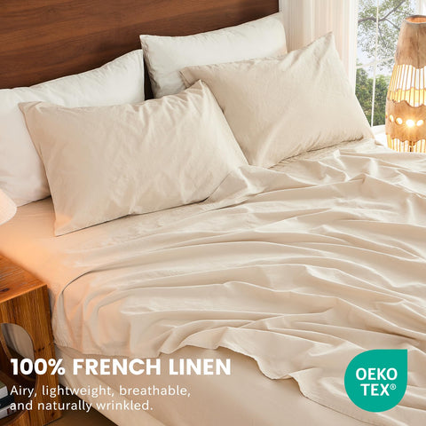 Bedlifes flat sheet in queen size provides generous coverage and smooth drape.