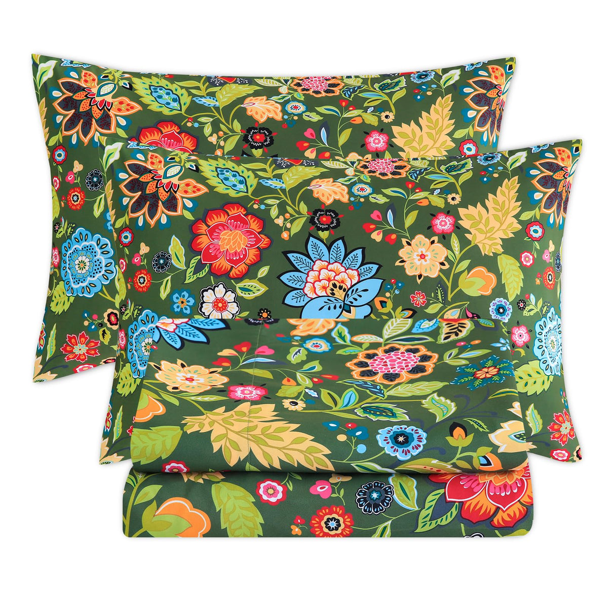Bedlifes floral pattern queen sheets offer stylish comfort and breathable fabric