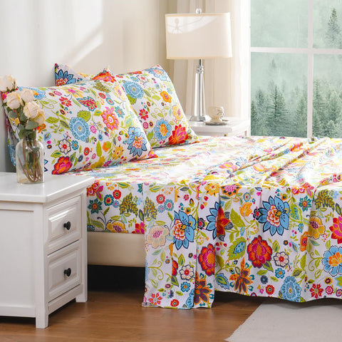 Bedlifes king deep-pocket sheets fit up to 16 inches for secure bedding.