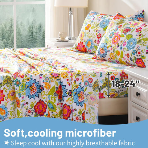 Bedlifes microfiber soft sheets feel silky and comfortable for nightly rest.