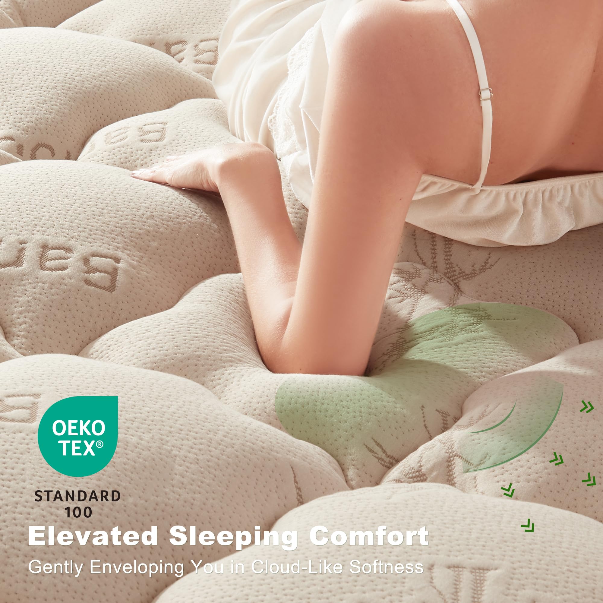 BEDLORE bamboo viscose fabric delivers breathable soft support