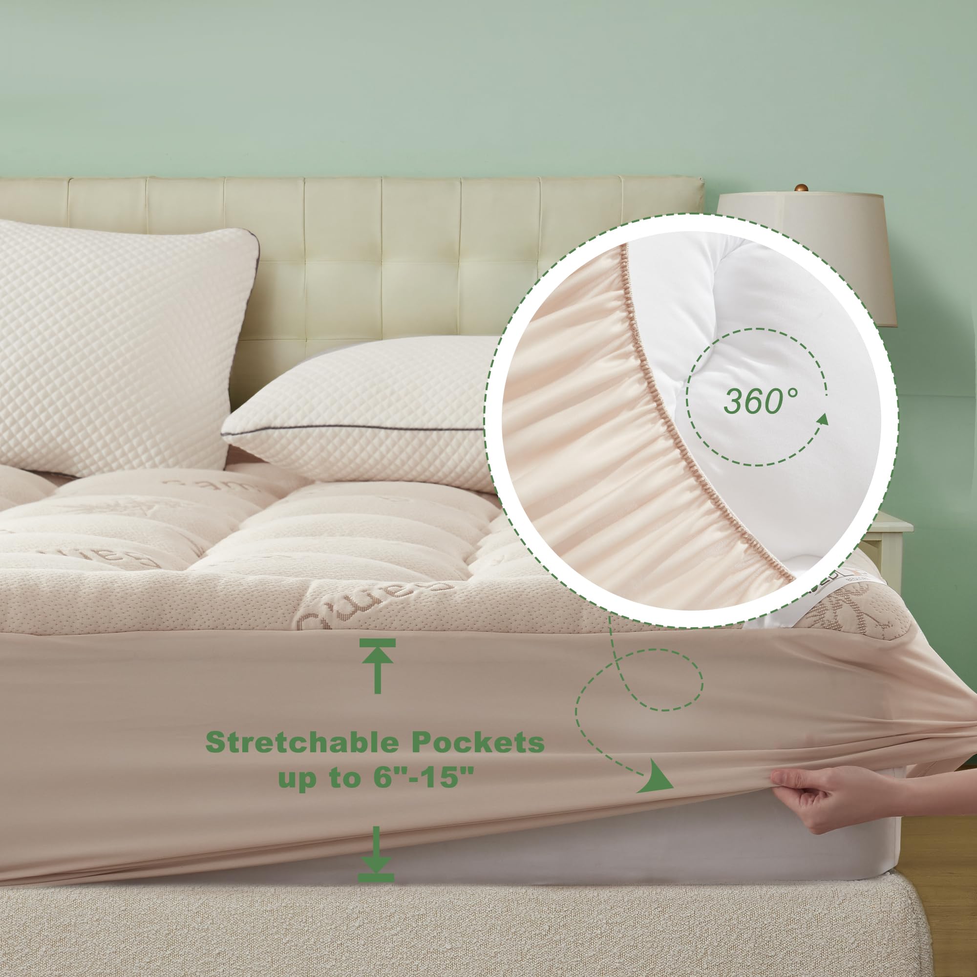 BEDLORE breathable surface promotes cooler comfortable sleep throughout the night