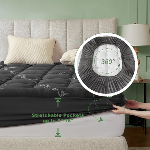 BEDLORE breathable topper helps maintain comfortable temperature