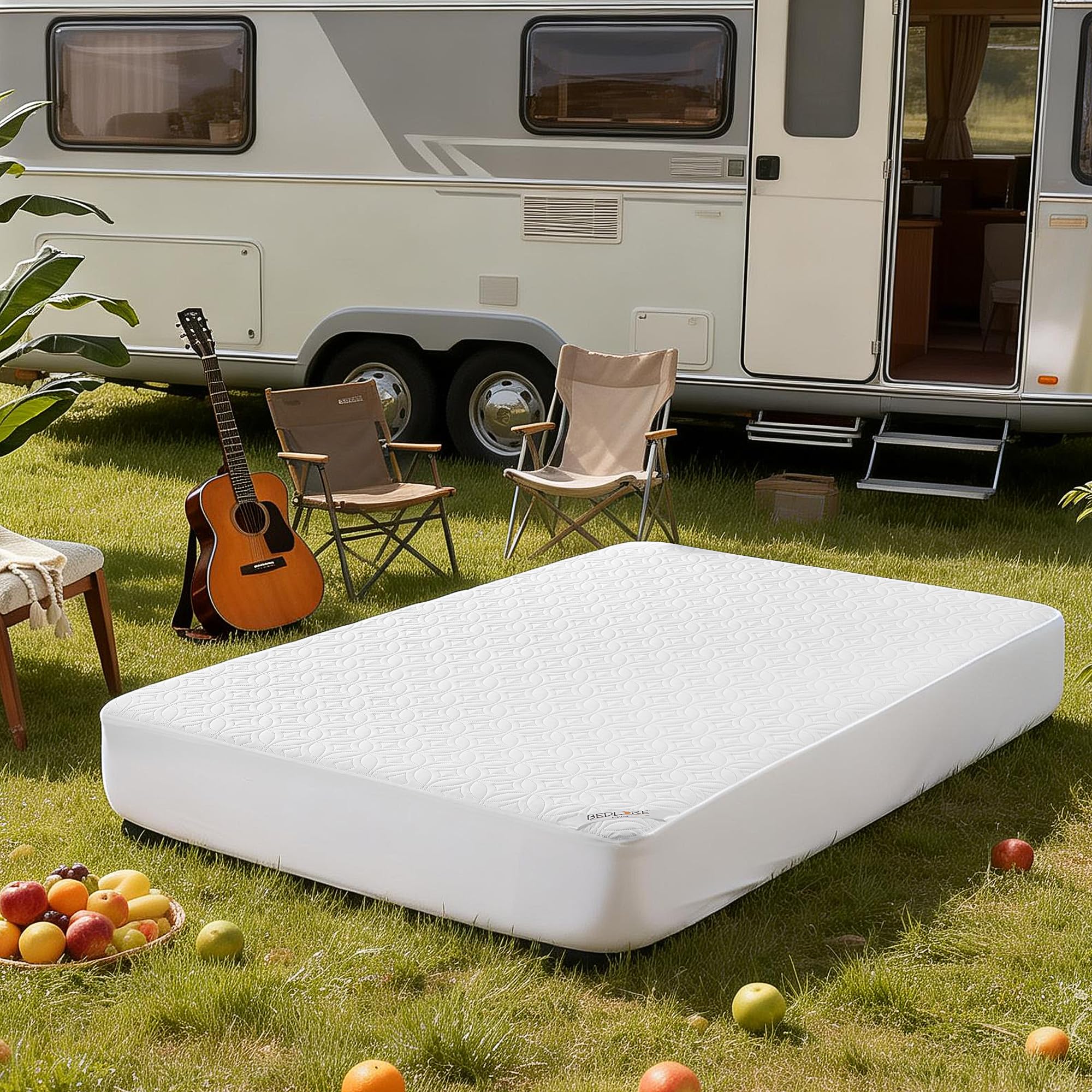 BEDLORE deep-pocket protector fits mattresses up to 18 inches.