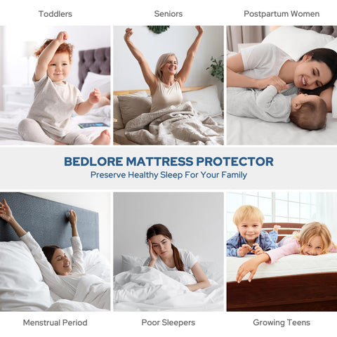 BEDLORE product highlights 6-to-18 inch depth compatibility for secure fit.