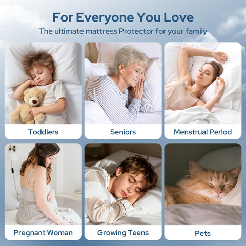 BEDLORE easy-care protector simplifies laundry and mattress maintenance.