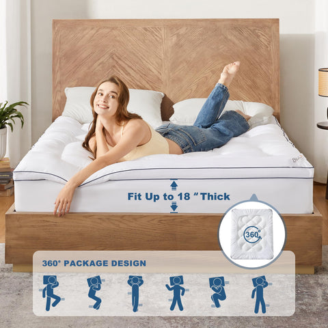 BEDLORE King Topper machine washable for easy care