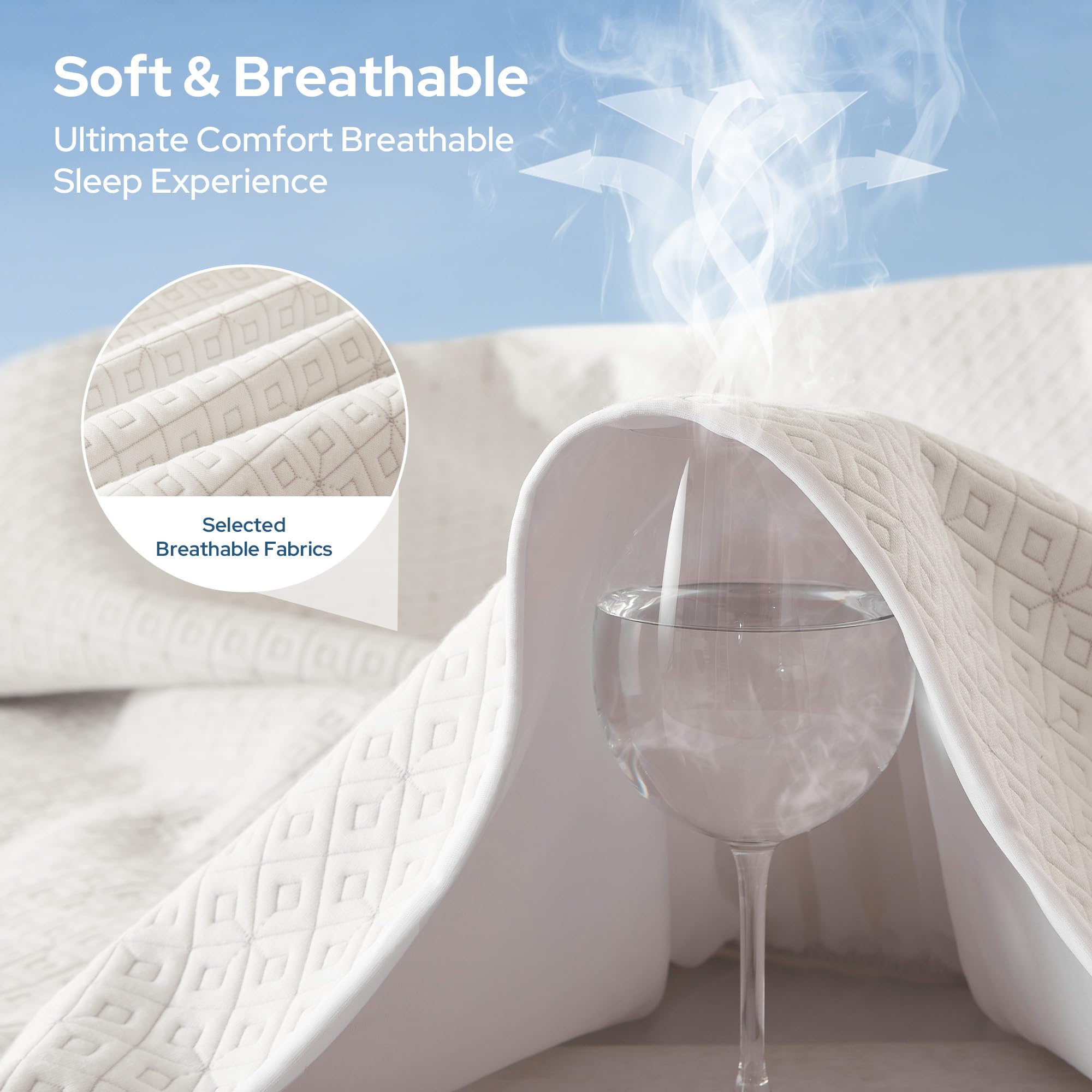 BEDLORE machine-washable-mattress-protector simplifies cleaning and rapid refresh.