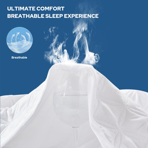 BEDLORE machine washable mattress protector for easy care