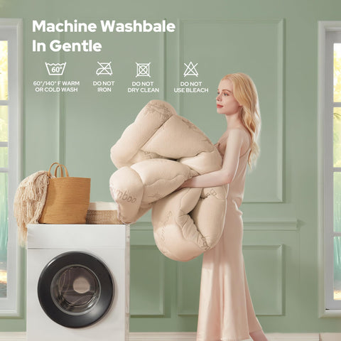 BEDLORE machine-washable topper keeps freshness with simple care