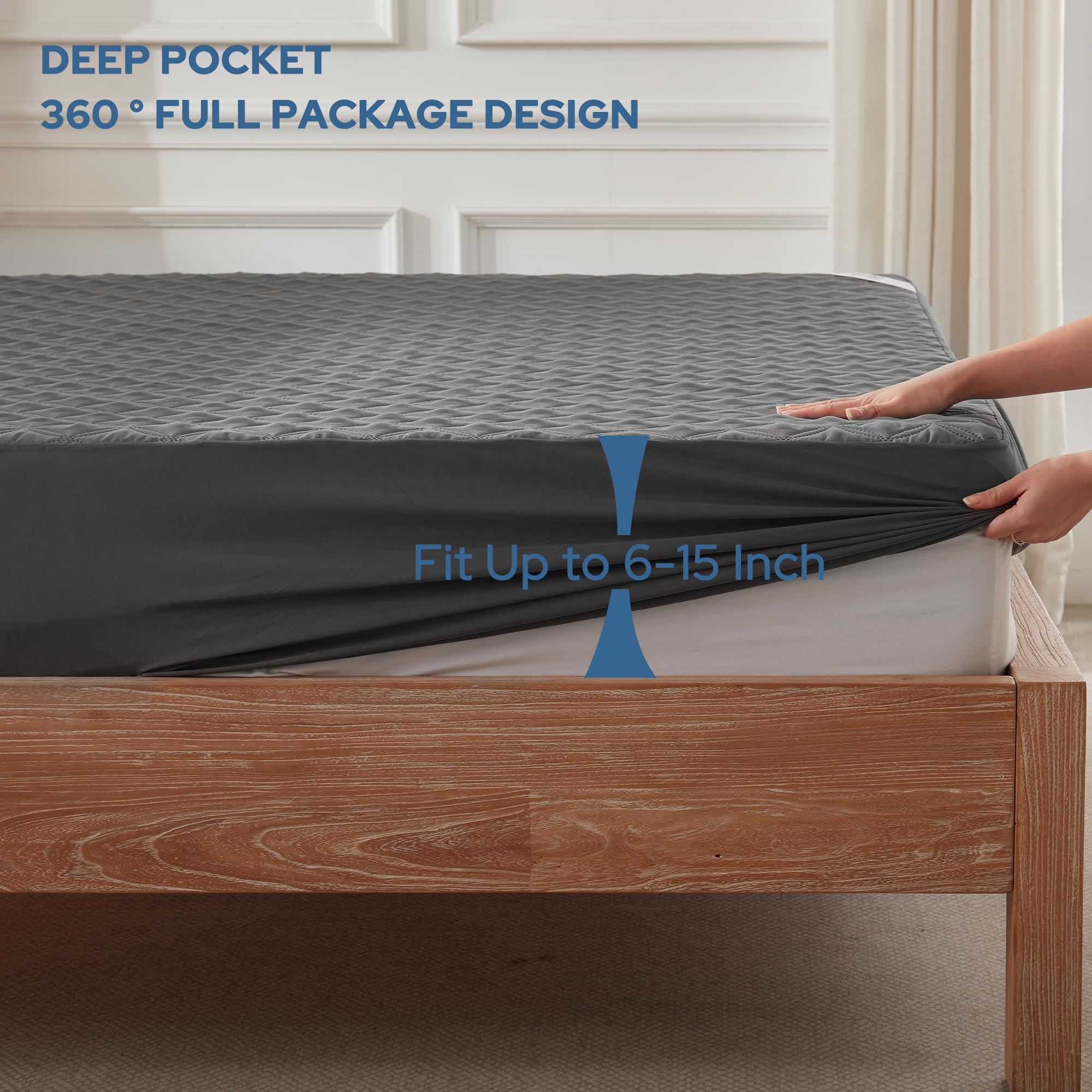 BEDLORE noiseless design minimizes movement noises for undisturbed nights.