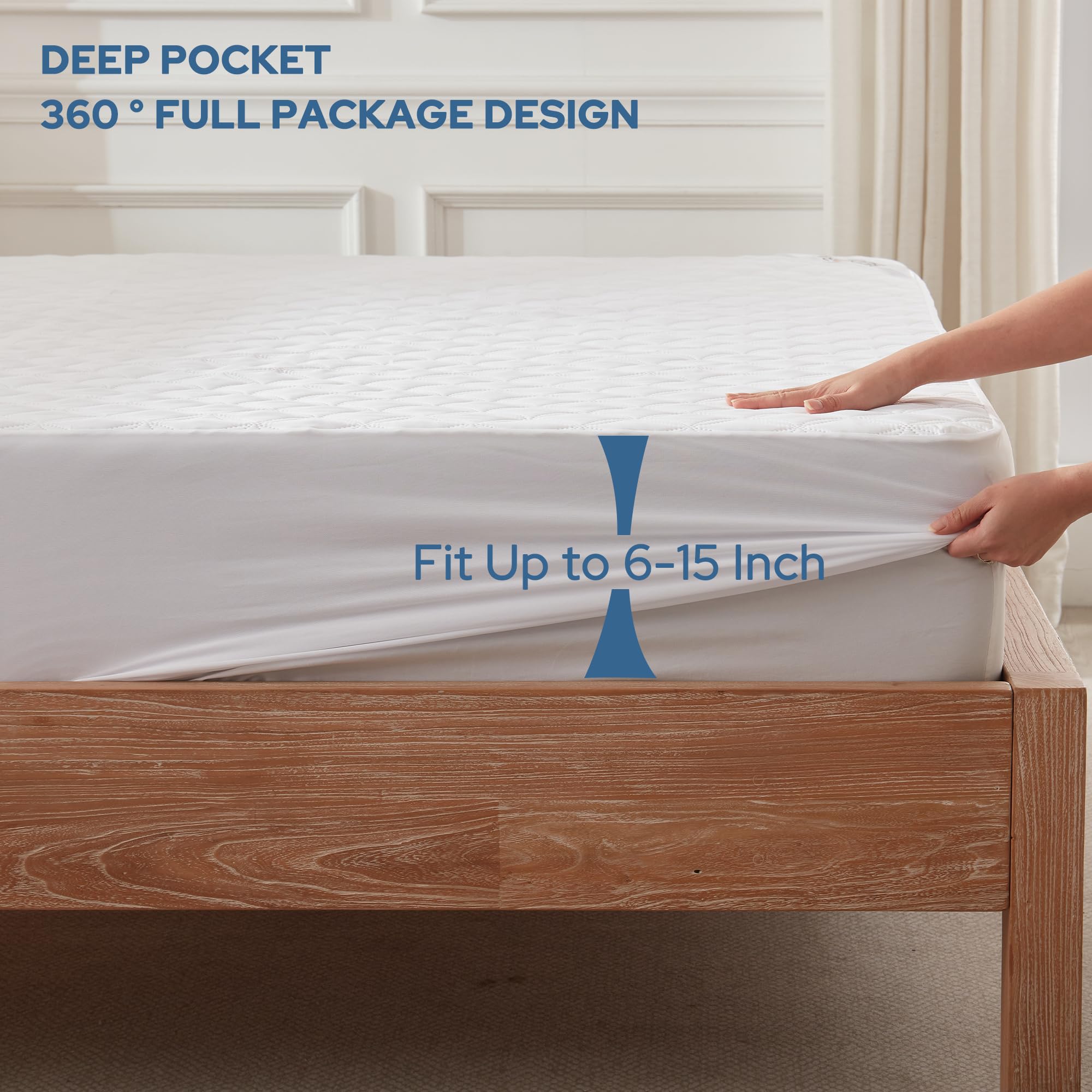 BEDLORE upgraded TPU waterproof layer guards against liquids