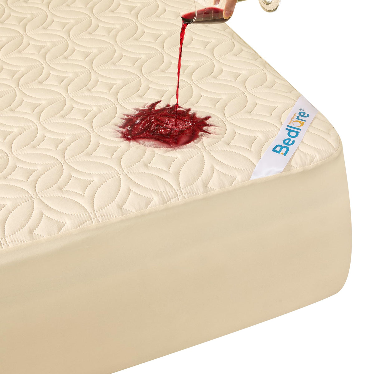 Bedlore Waterproof Mattress Protector with quilted design for even support and temperature regulation.
