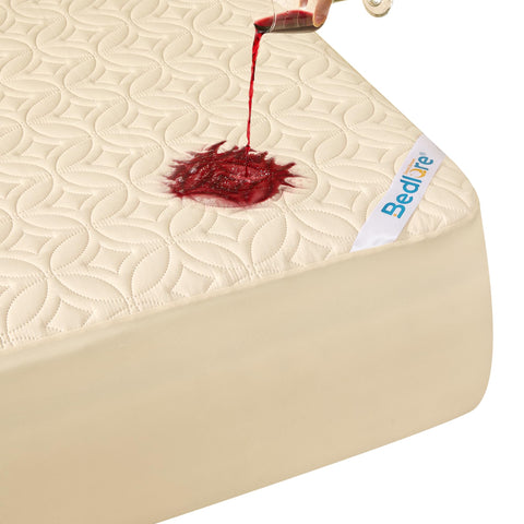 Bedlore Waterproof Mattress Protector with quilted design for even support and temperature regulation.