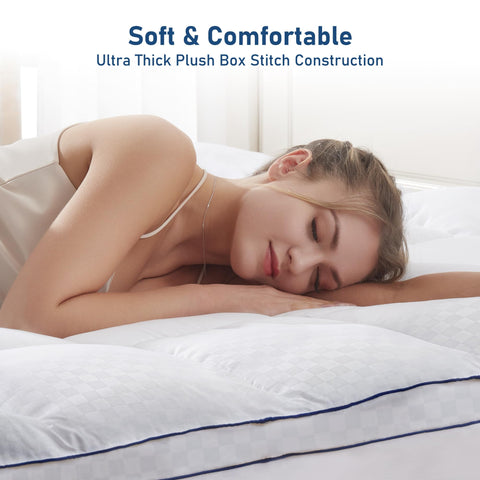BedLuxury Breathable top surface stays cool and dry through the night.