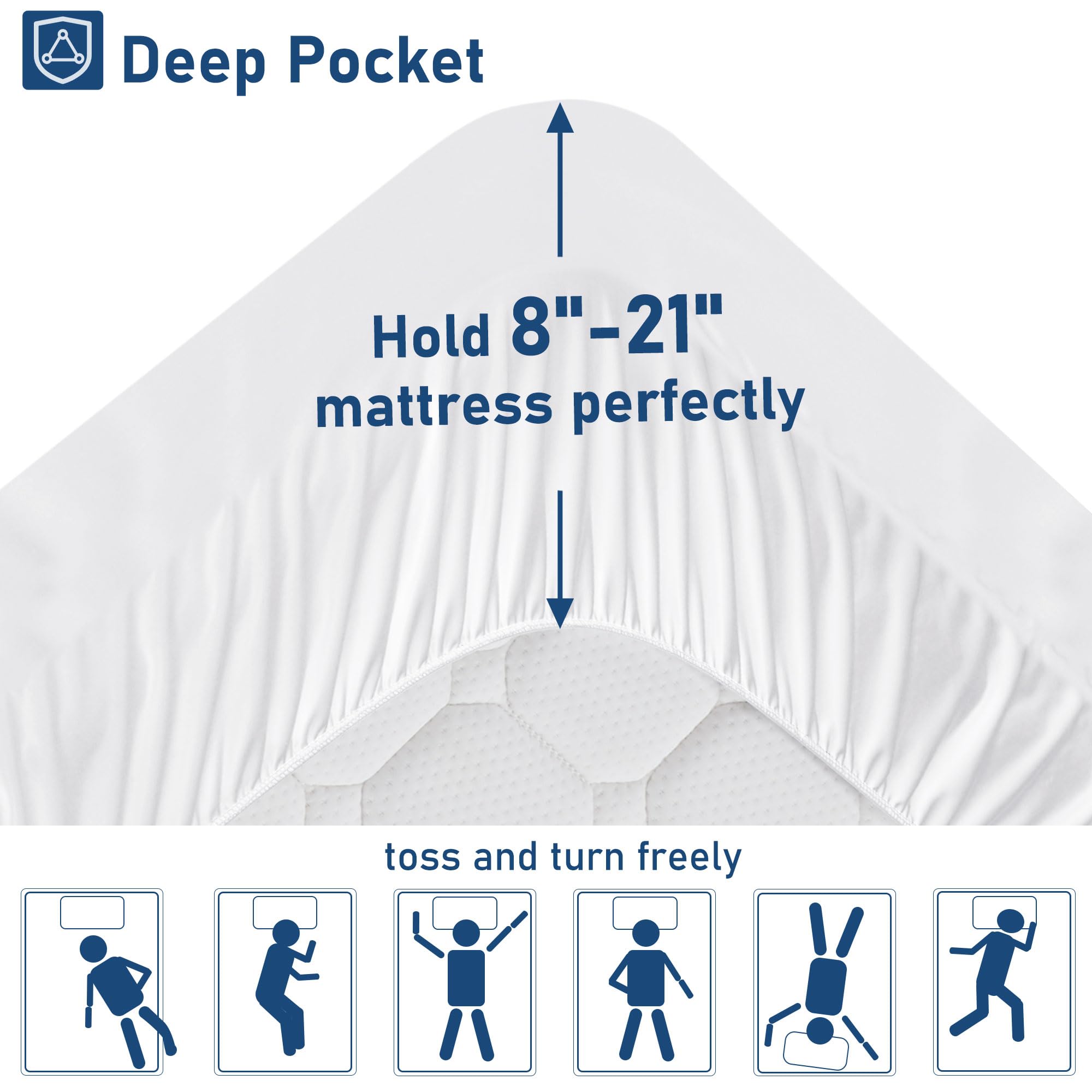 BedLuxury fluff after unpacking helps loft quickly for immediate comfort.
