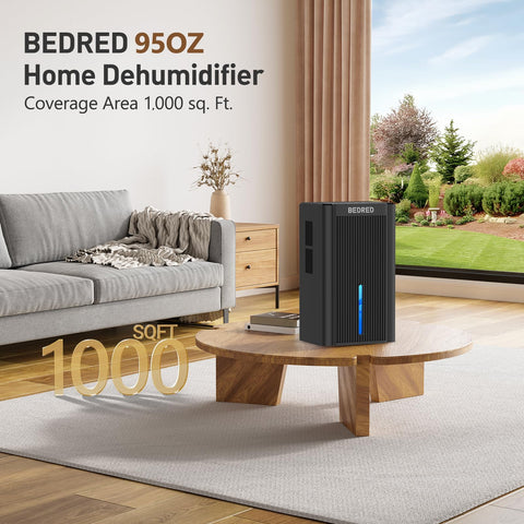 BEDRED dehumidifier ambient light shows mood lighting for cozy evenings.