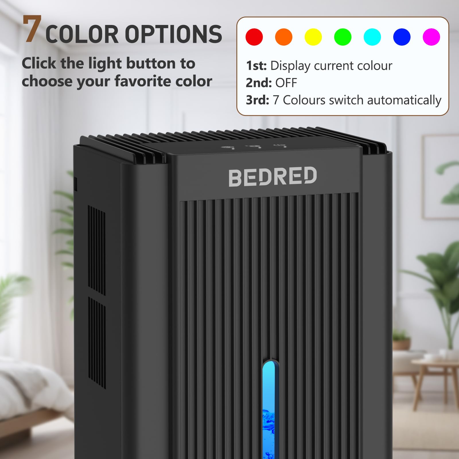 BEDRED compact design fits small spaces with modern style.