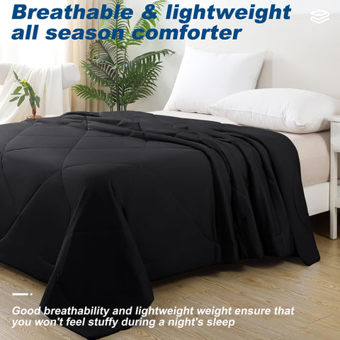 Bedsmile cooling comforter king care instructions for easy cold wash and quick drying.