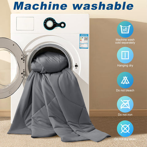 bedsmile cooling comforter king machine-wash friendly for easy care.
