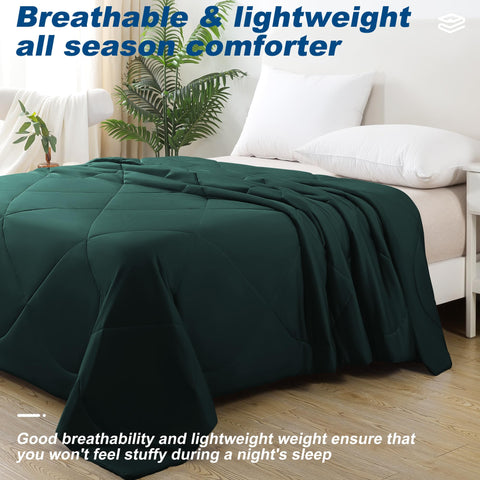 bedsmile cooling comforter queen emerald green care-wash friendly guidelines for cold machine washing