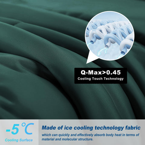 Bedsmile double-sided ice blanket reversible cooling for consistent comfort