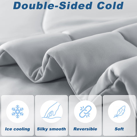 bedsmile ice fabric technology close-up emphasizes quick heat absorption