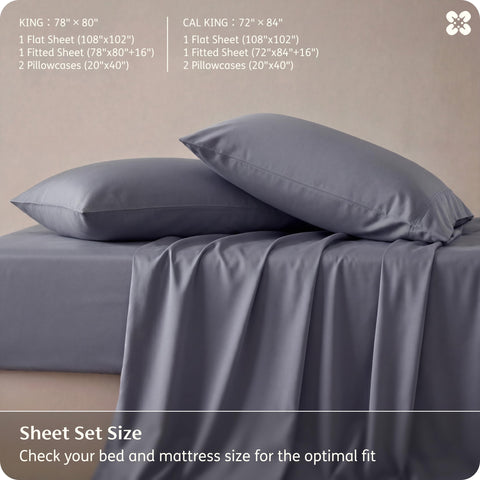 Bedsure 16-inch deep-pocket fitted sheet designed for secure mattress fit