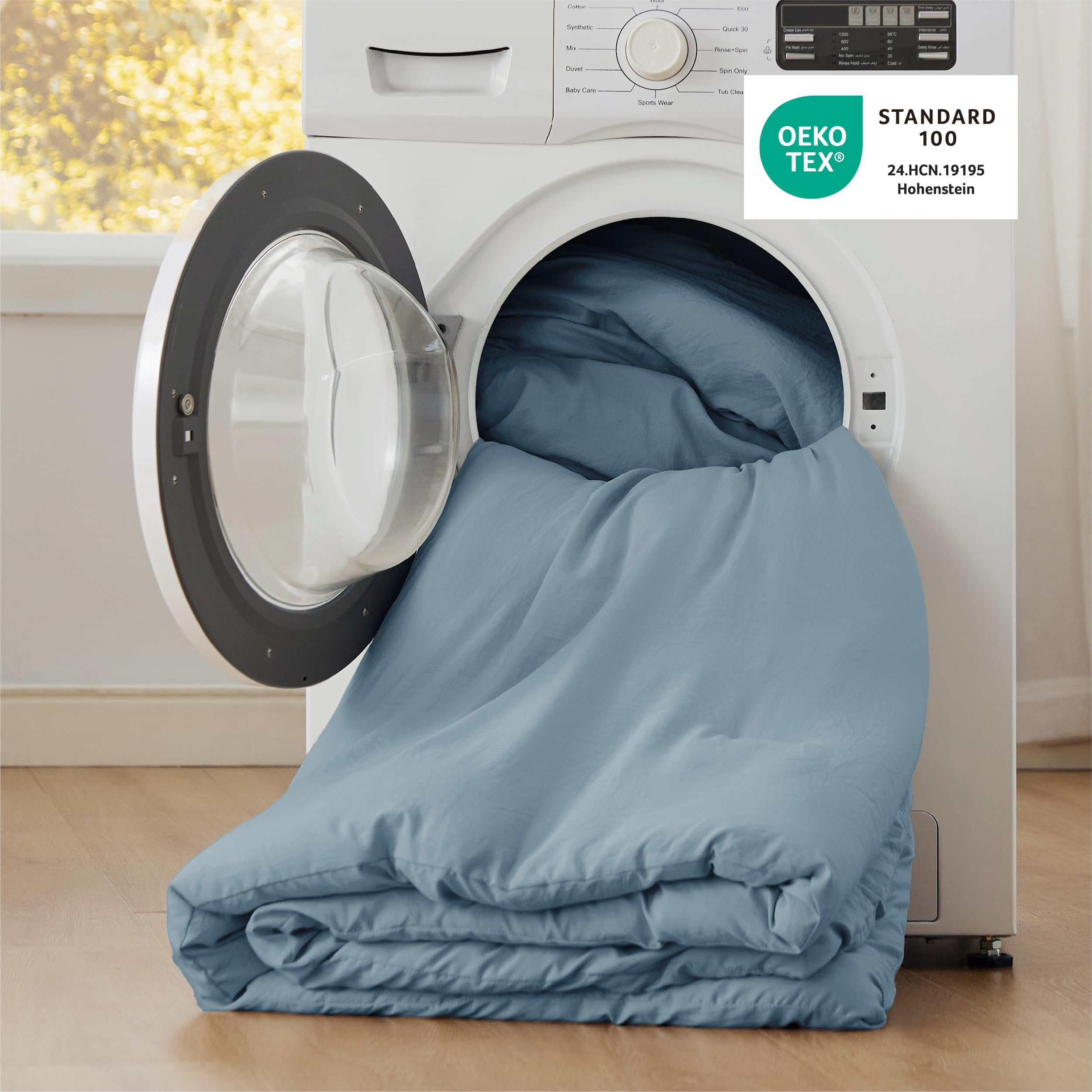 Bedsure three-piece set includes two pillowcases for a complete look