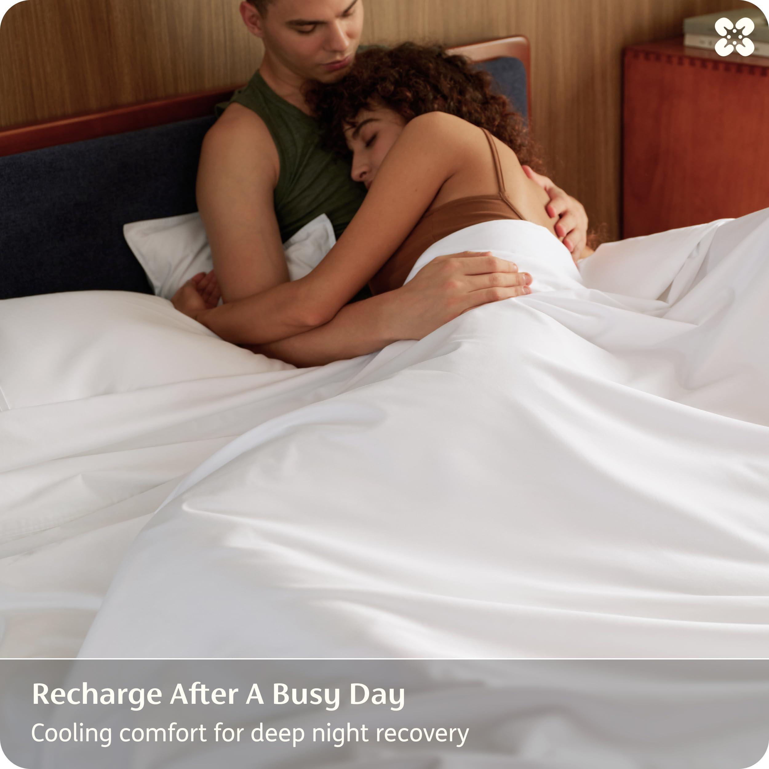 Bedsure 360-degree elastic band keeps sheets in place all night.