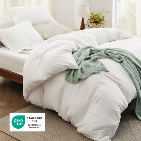 Bedsure 4-piece white set for a coordinated bed