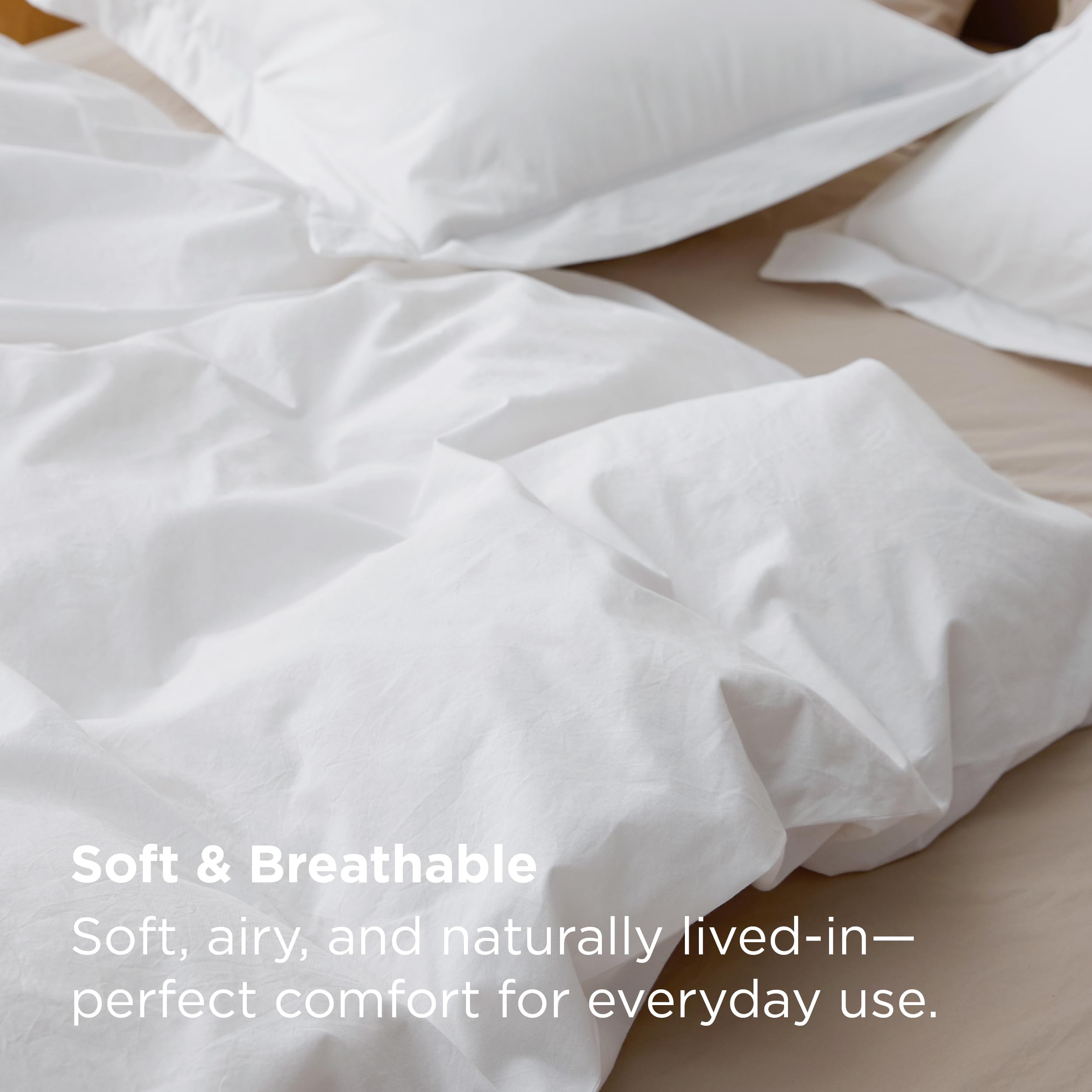 Bedsure eight corner ties keep insert secure for neat bed making
