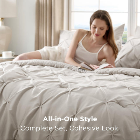 Bedsure all-season bedding set comes with pillowcases and shams for complete bed