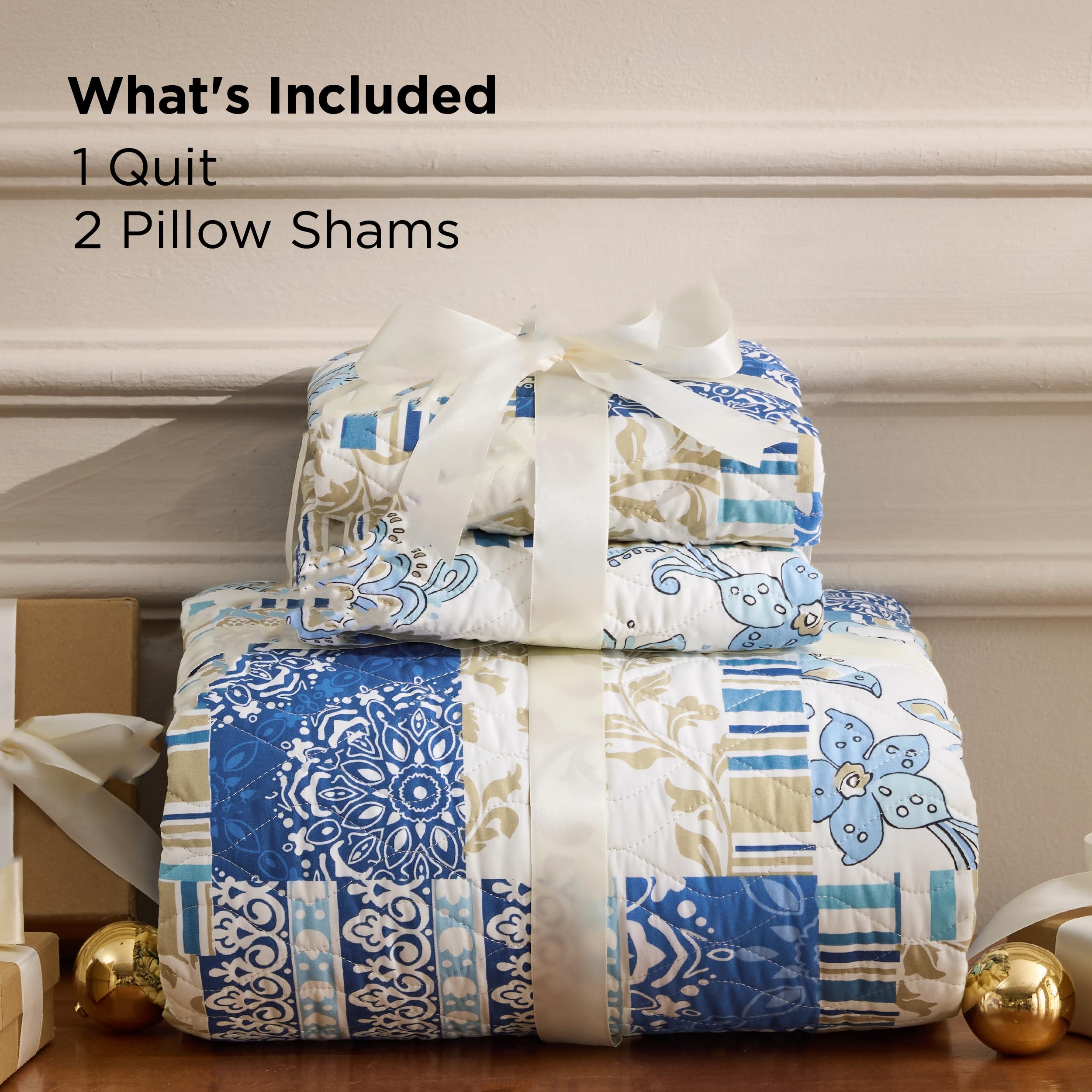 Bedsure packaging and setup-ready bedding enhances cottage boho or modern bedroom aesthetics.