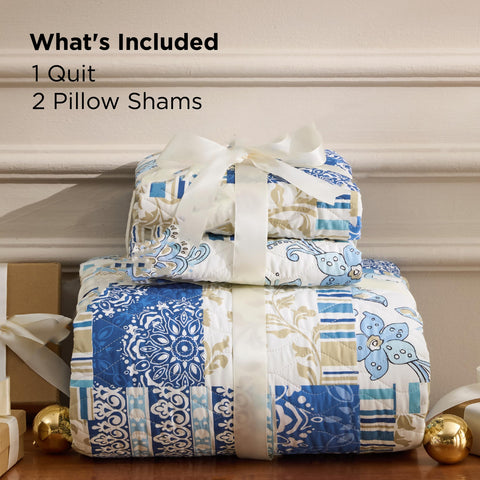 Bedsure packaging and setup-ready bedding enhances cottage boho or modern bedroom aesthetics.