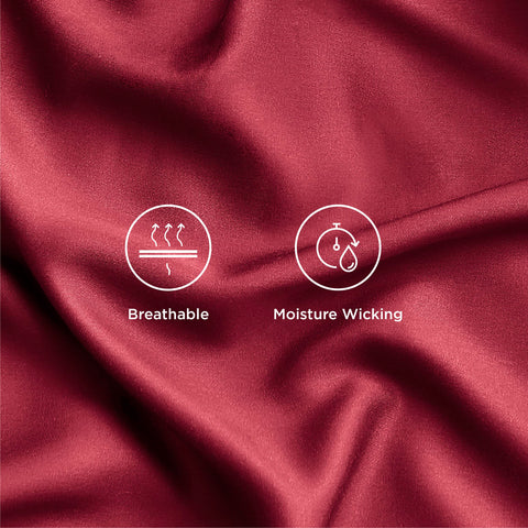 Bedsure bamboo rayon close-up reveals silky softness and natural breathability.