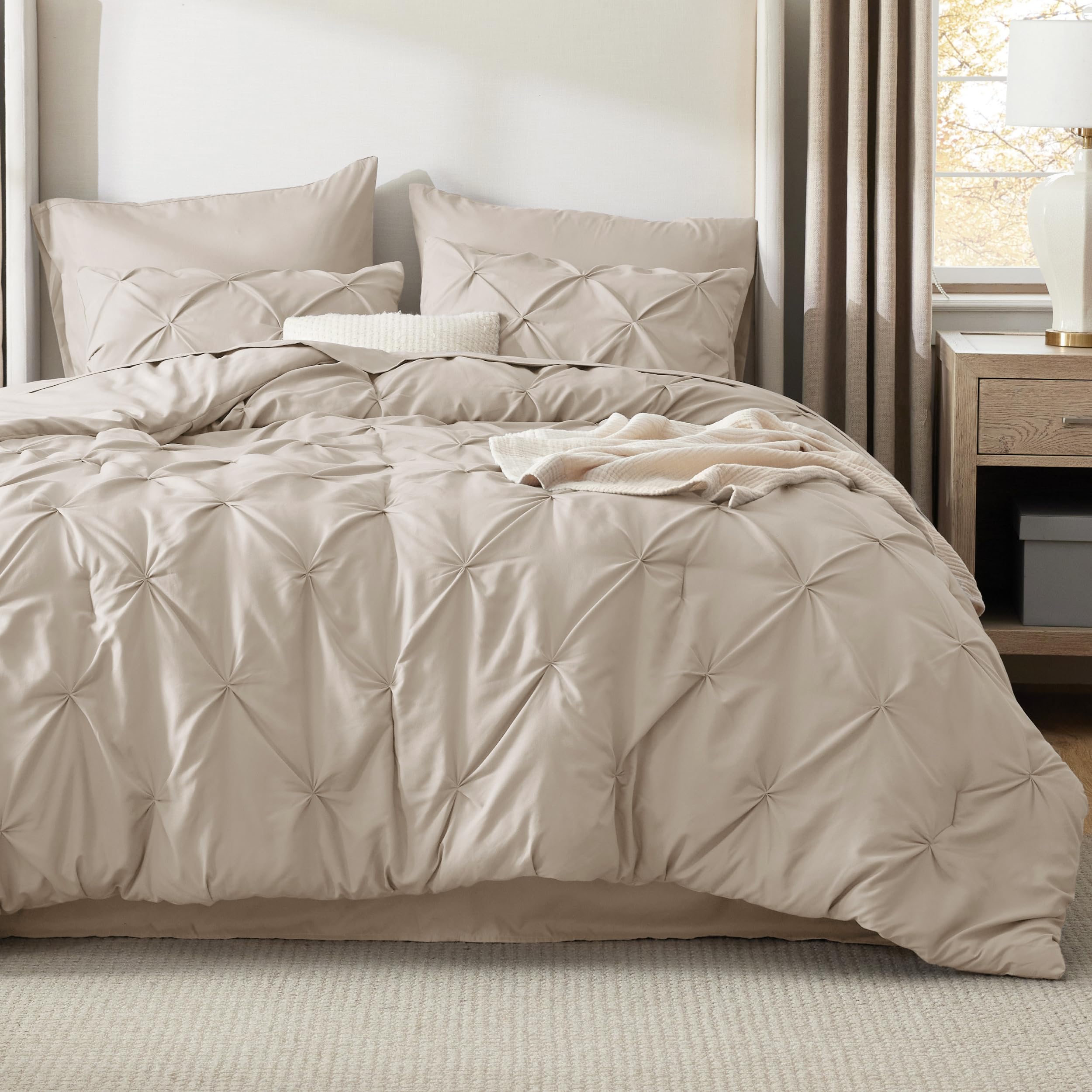 Bedsure bed-in-a-bag seven-piece set for complete bedding.