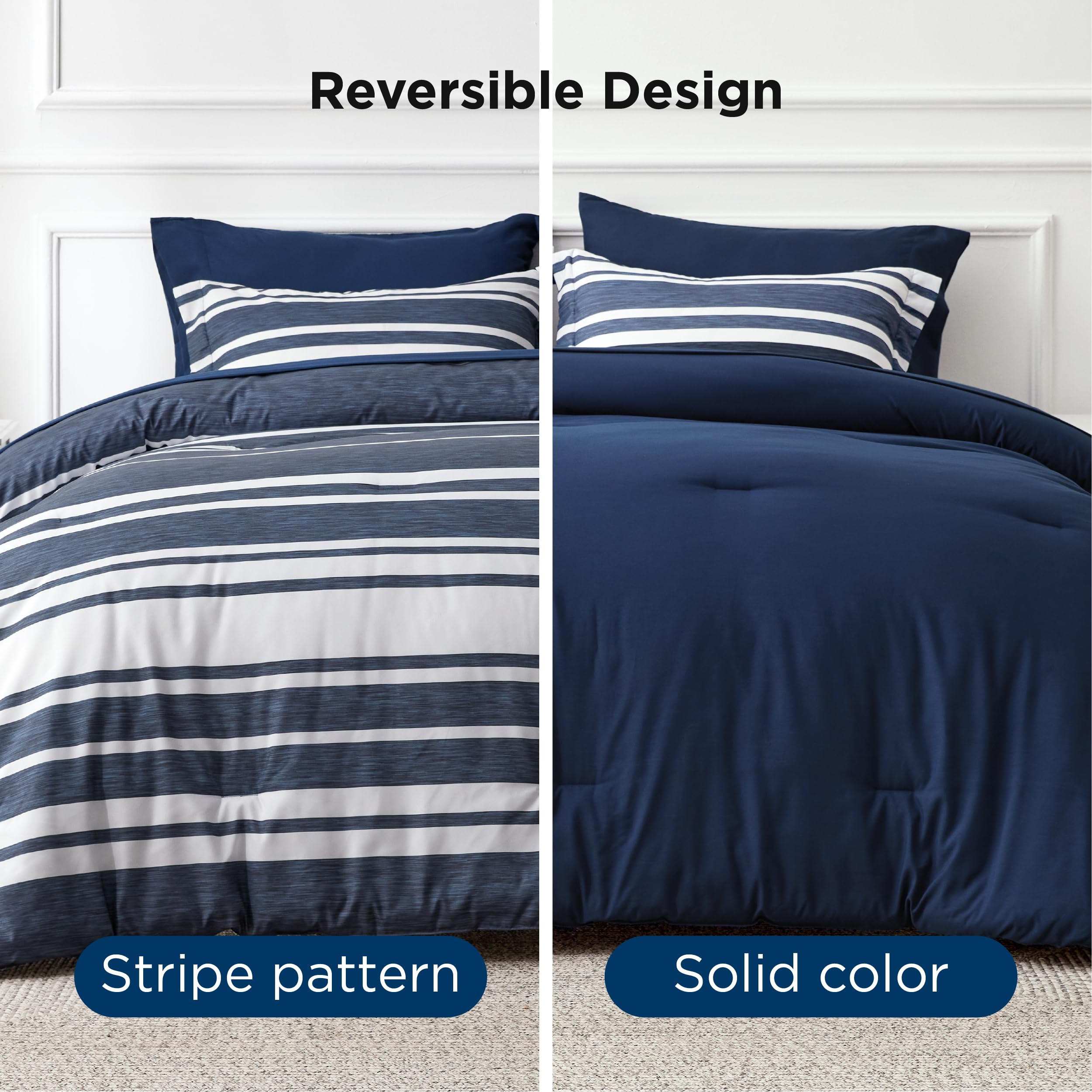 Bedsure bed-in-a-bag all-season ensemble showcases complete ready-to-use bedding.