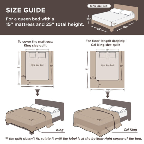 Bedsure bed spread draped on bed to showcase elegant style