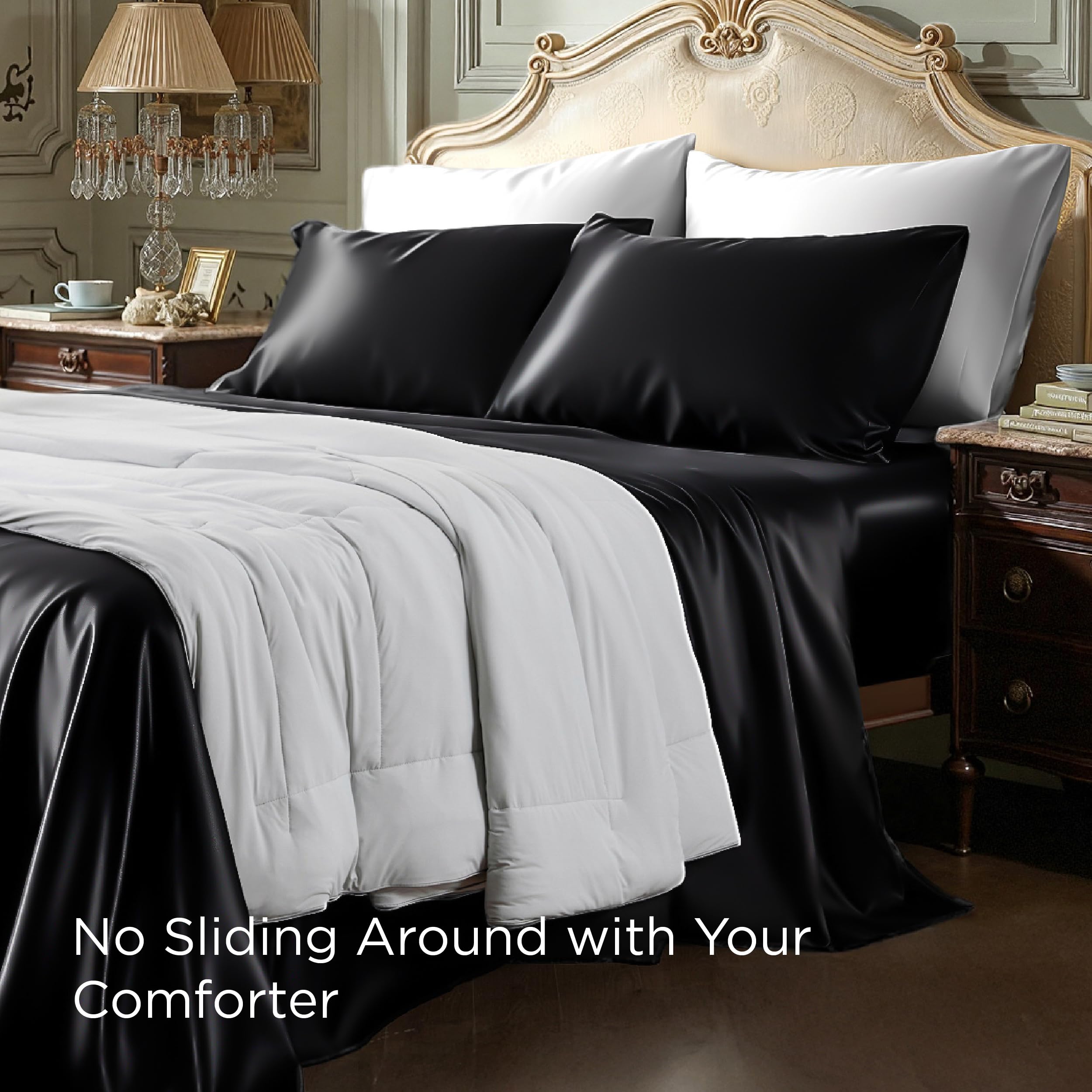 Bedsure king flat sheet displayed for generous coverage