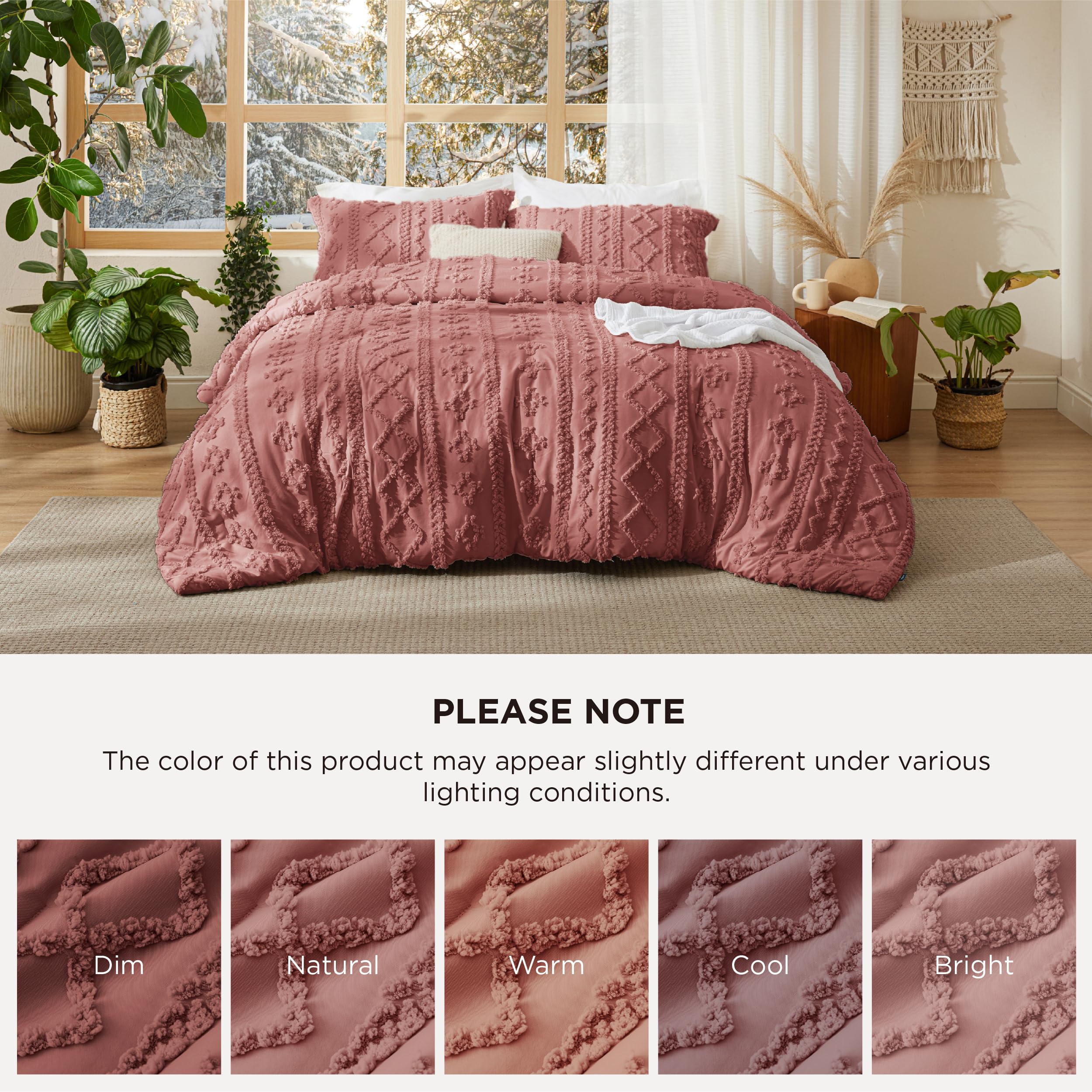 Bedsure boho vintage-inspired design elevates bedroom ambiance and makes a thoughtful gift.