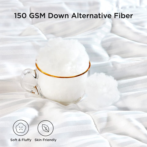 Bedsure box stitch design prevents clumping for even warmth.