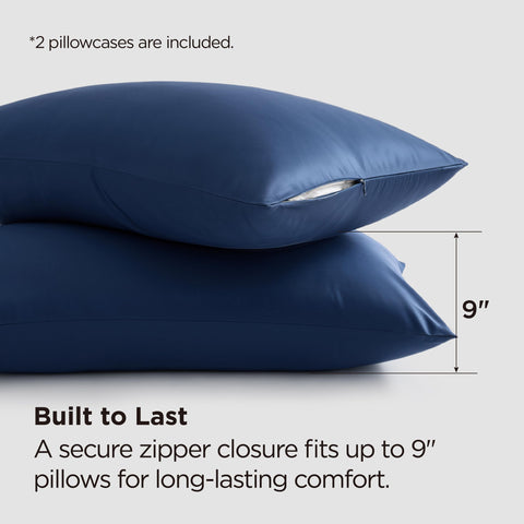 Bedsure breathable 2-pack pillowcase maintains airflow for a fresh sleep surface.