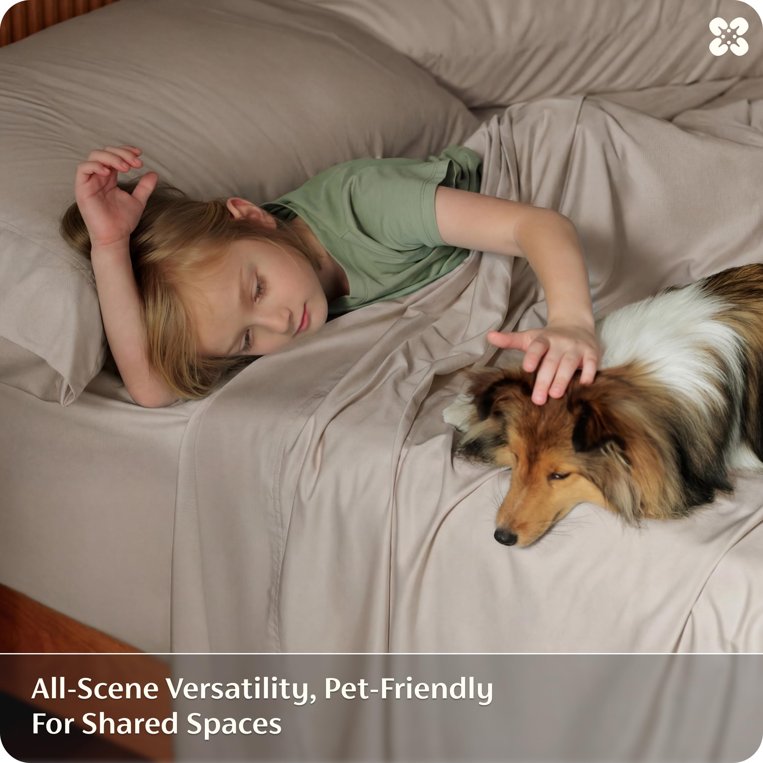 Bedsure breathable moisture-wicking sheets ideal for hot sleepers.