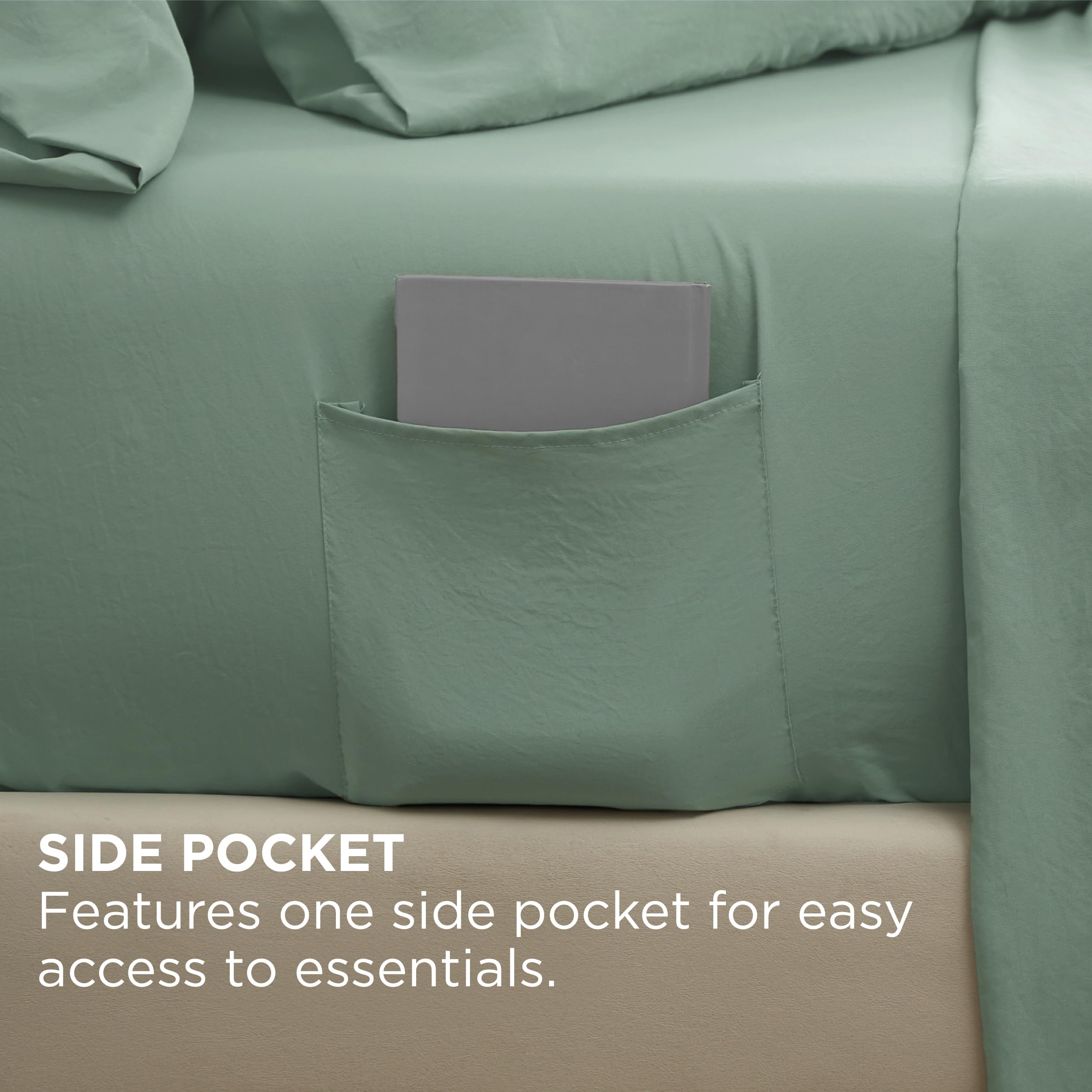 Bedsure breathable queen sheets stay cool and light for warm nights.
