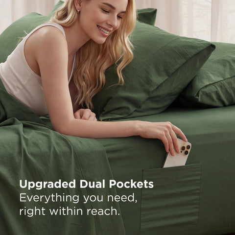 Bedsure breathable lightweight sheets keep you cool overnight.