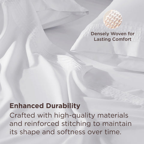 Bedsure brushed fabric close-up reveals plush softness and durability