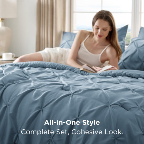 Bedsure brushed microfiber offers soft, quiet touch for restful nights.